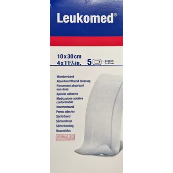 Náplast Leukomed Náplast s polštářkem 10x30 cm 5 kusů Bsn Medical