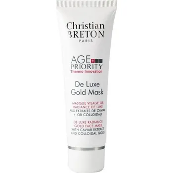 Pleťová maska Christian BRETON De Luxe Gold Mask zlatá maska na obličej