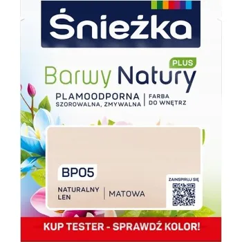 barva na zeď Śnieżka latexová Barva na stěny 0,03 l mat