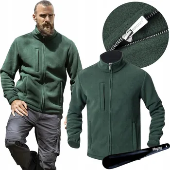 Pánská mikina Mikina pracovní fleecová mikina Monterska Teplá Tlustá BOZP Ardon H9431 Zelená