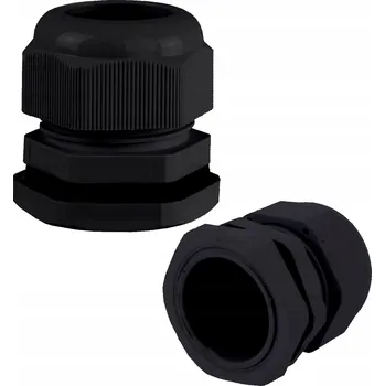 Kabelová Vývodka Kabelová průchodka se závitem PG-29B Černá IP68 1 Ks PAWBOL
