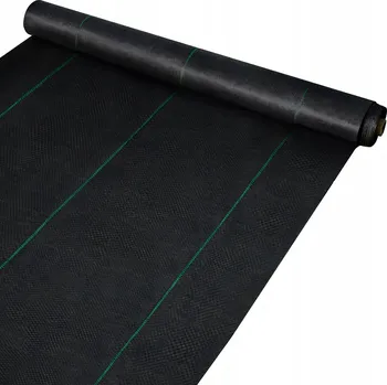 Mulčovací textilie Černá geotextilie mulčovací (proti plevelu) 200 x 9140 cm, 12 g/m2