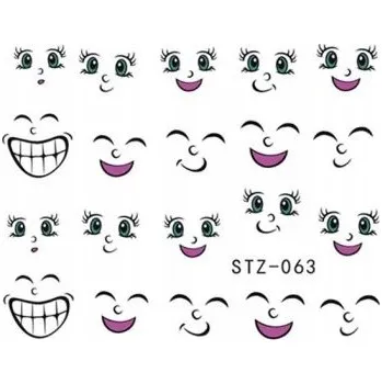 Samolepky na nehty Vanity Water STZ-063