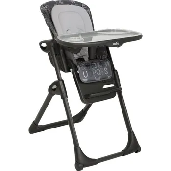 Jídelní židlička Joie mimzy™ recline abc charcoal, jídelní židlička