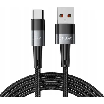 Datový kabel Kabel Tech-protect USB - USB-C 2 m šedý