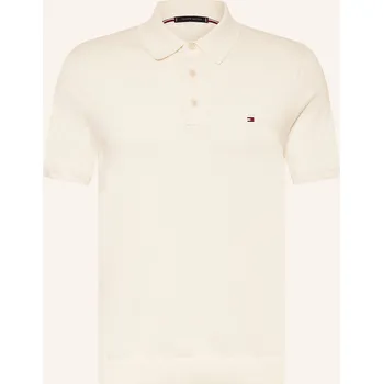 Pánská košile Tommy Hilfiger Pánská Úpletová Polokošile, krémová, XXL