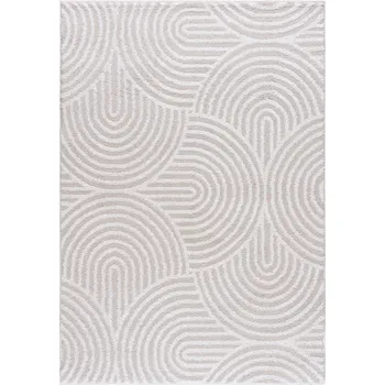 Koberec Moderní koberec Tahos - čáry 4 - světle béžový Rozměr koberce: 80x150 cm