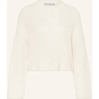 Dámský svetr Jw Anderson Dámský Cropped Svetr, bílá, 40