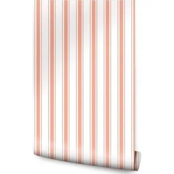 Fototapeta Dekorativní tapeta do ložnice – retro pruhy