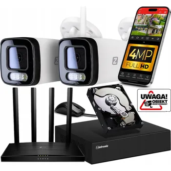 IP kamera Sada pro IP WiFi MONITORING se 2 KAMERAMI 4MPx