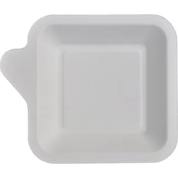 Jednorázové nádobí Talířky na jedno použití Biopack Bagasse TM01311 bílé 50 kusů