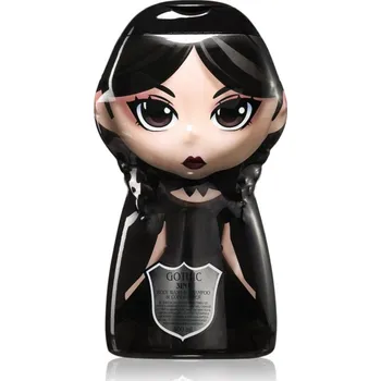 Sprchový gel Wednesday Gothic Macabre šampón, kondicionér a sprchový gel 3 v 1 pro děti Raspberry 400 ml