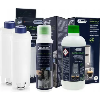 Příslušenství pro přípravu kávy Sada pro kávovary Delonghi, DLSC002 2ks, Odvápňovač 3013 250ml, Delonghi EcoDecalk