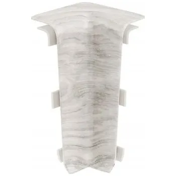 soklová lišta Vnitřní roh Vilo PVC 39 x 66, délka 4 cm, Platan Arizonský