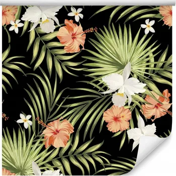 Fototapeta Tapeta do obýváku EXOTICKÉ Listy Květy Příroda