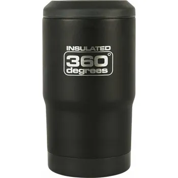 Chladicí obal na pivo 360° Degrees, černý