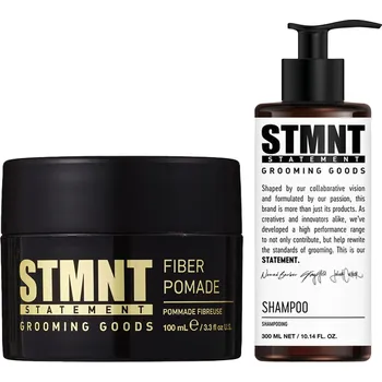 Šampon STMNT sada Fiber Pomade 100 ml + Šampon 300 ml