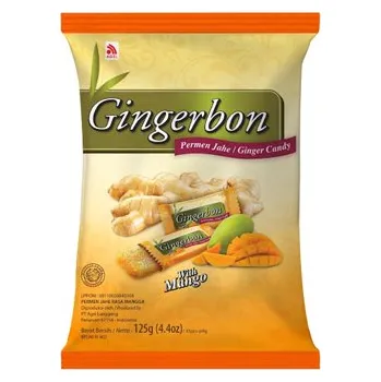 Bonbon Gingerbon Zázvorové bonbony mangové 125g