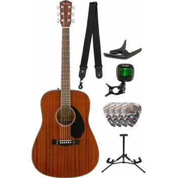 Kytara Fender CD-60S Dreadnought WN Deluxe SET Mahogany Akustická kytara