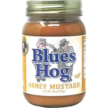 Omáčka BBQ grilovací omáčka Honey Mustard Sauce 532ml Blues Hog