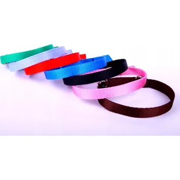 Obojek pro psa Materiálový obojek, hnědý popruh 30 mm x 70 cm