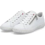 Dámské kožené polobotky N0900-81 Rieker bílá Barva: weiss, Velikost: 41