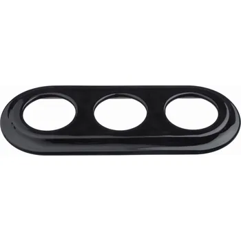 Elektrická zásuvka Ledigo trojitý Rámeček černý