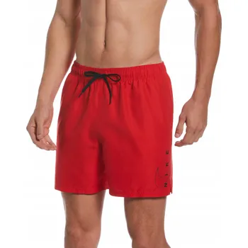 Pánské kraťasy Pánské plážové šortky Nike červené S