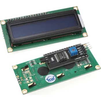 Elektronická stavebnice HWKITCHEN IIC/I2C LCD displej 16x2 modrý s podsvětlením