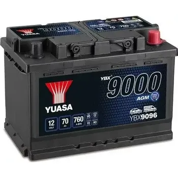 Autobaterie Yuasa AGM START&STOP YBX9096 70Ah 12V 70Ah 760A