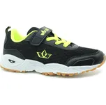 LICO Bronte VS 366216 schwarz/lemon, dětské tenisky vel.31