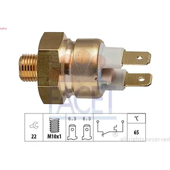 Autoelektrika Teplotní spínač FACET (7.4112)