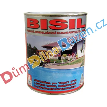 barva na kov BISIL silikon-akrylátová barva Barva: 0840 - ČERVENOHNĚDÁ, Velikost: 3,5 kg