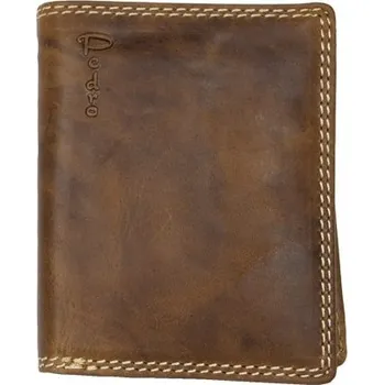 Peněženka Celá kožená peněženka Pedro z pevné hlazené pravé hovězí kůže