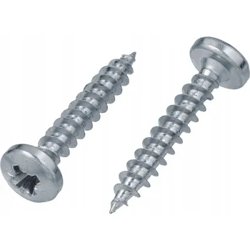 Vrták Vruty do dřeva 2,5x13 s válcovou hlavou, 100 ks, tvrzené