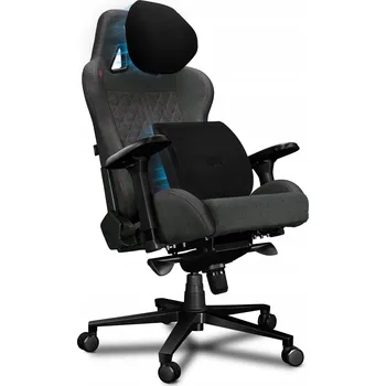 Herní židle Herní křeslo Yumisu 2050 látka šedá