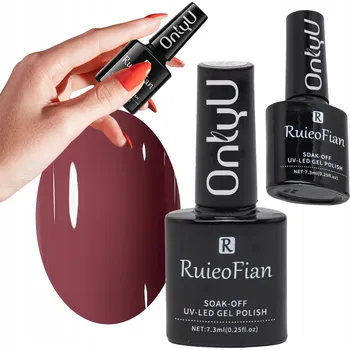 Přípravek na nehty ŠVESTKOVÝ HYBRIDNÍ LAK NA NEHTY S LESKEM UV LAK OnlyU/L035