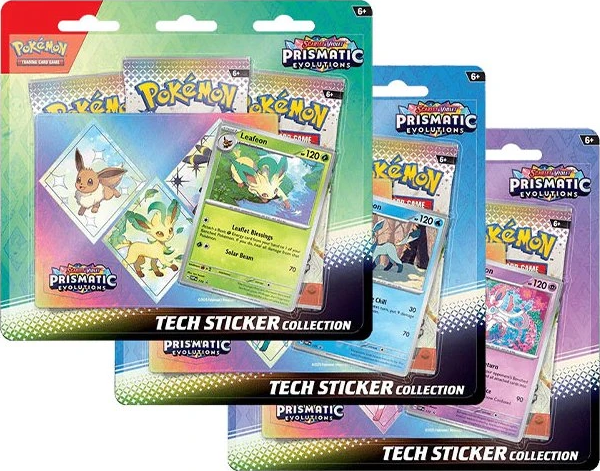 Pokémon TCG: SV8.5 Prismatic Evolutions - Tech Sticker Collection