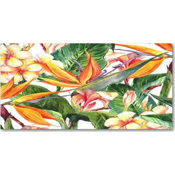 Obraz Panel do kuchyně Tropické květy 100x50 cm + LEPIDLO