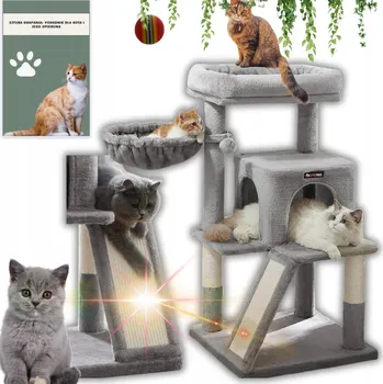 Škrabadlo pro kočky šedé 61 cm