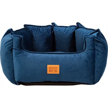 Pelíšek pro psa GOLDEN DOG PELÍŠEK LUX L TMAVĚ MODRÝ PELÍŠEK