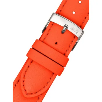 Kožený řemínek Morellato Grafic 0969087.086 M, oranžový - 20 mm
