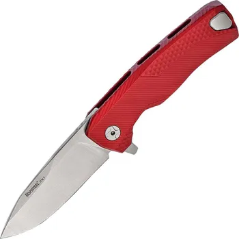 Lionsteel ROK RED hliníkový nůž, RotoBlock, čepel se saténovým povrchem M390 ROK A RS