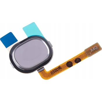 Náhradní klávesnice pro mobilní telefon Originální tlačítko HOME Samsung A40 - bílé