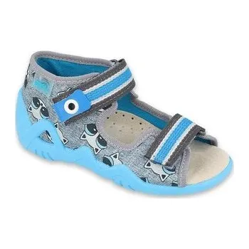 Chlapecká obuv 350P022 18 - chlapecké sandálky Befado šedé, mýval 350P022_22