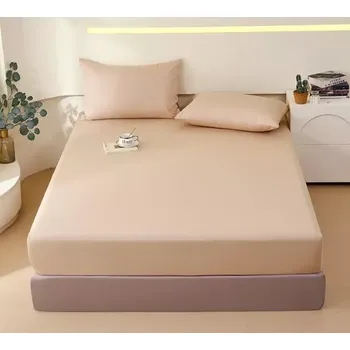 Prostěradlo Bavlněné prostěradlo s gumou - béžové Šírka: 160 cm | Dĺžka: 200 cm