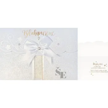 Svatební Blahopřání s textem CN-895