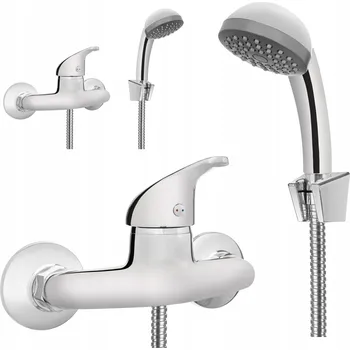 Vodovodní baterie Sprchová baterie Invena Perea stříbrná