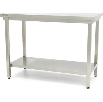Nerezový stůl 200 x 60 cm - nastavitelná výška | Maxima, 09300971