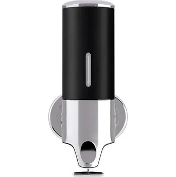 Dávkovač mýdla Dávkovač na stěnu ''Silver'' Single, 480ml, černý